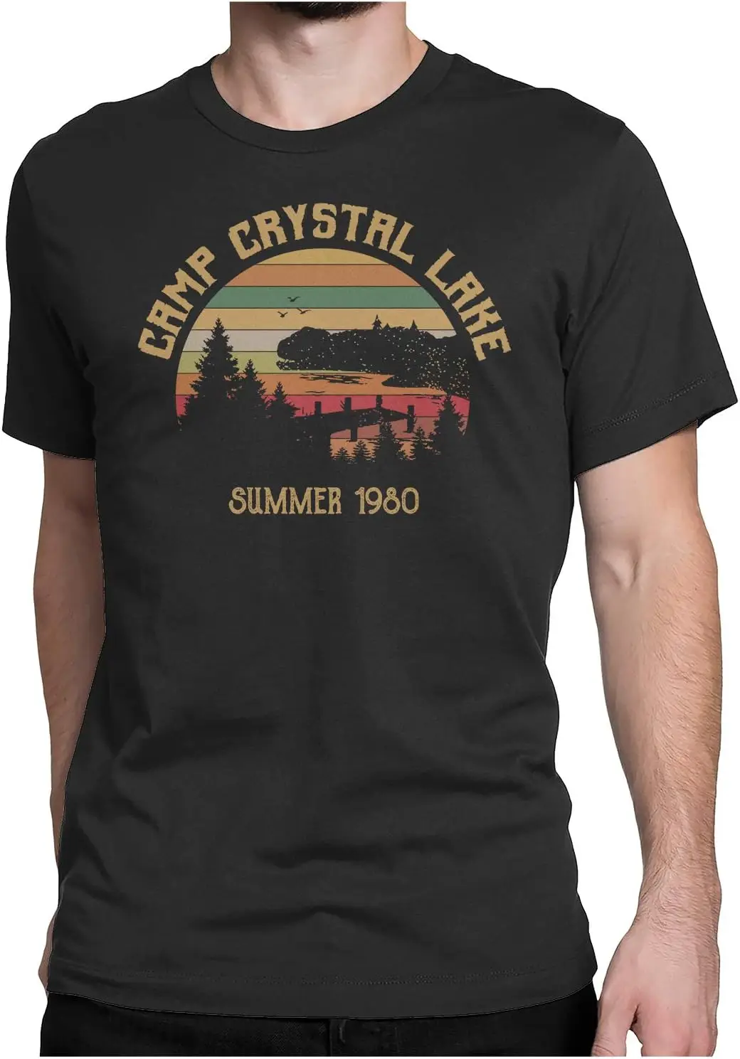 Camp Crystal Lake Summer 1980 - Vintage Retro T-Shirt