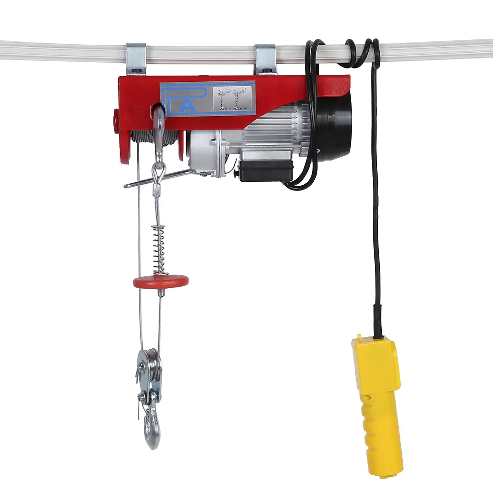 Electric Cable Hoist Lifting Wire Hanging Crane 100/200kg