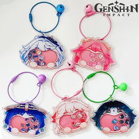 Game Genshin Impact Furina Wanderer Balladeer Xiao Cosplay Keychain Unsiex Acrylic Keyring Key Chain Pendant Accessory Prop Gift