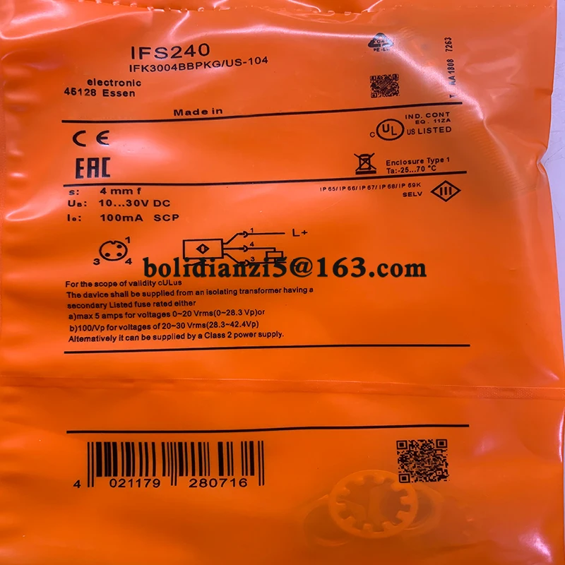 New proximity switch sensor  IFS240 IFS260 IFS262 IFS263 IFS268 IFS241  In stock