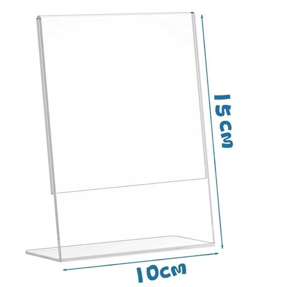 Durable Transparent Acrylic Display Stand 10cmx15cm