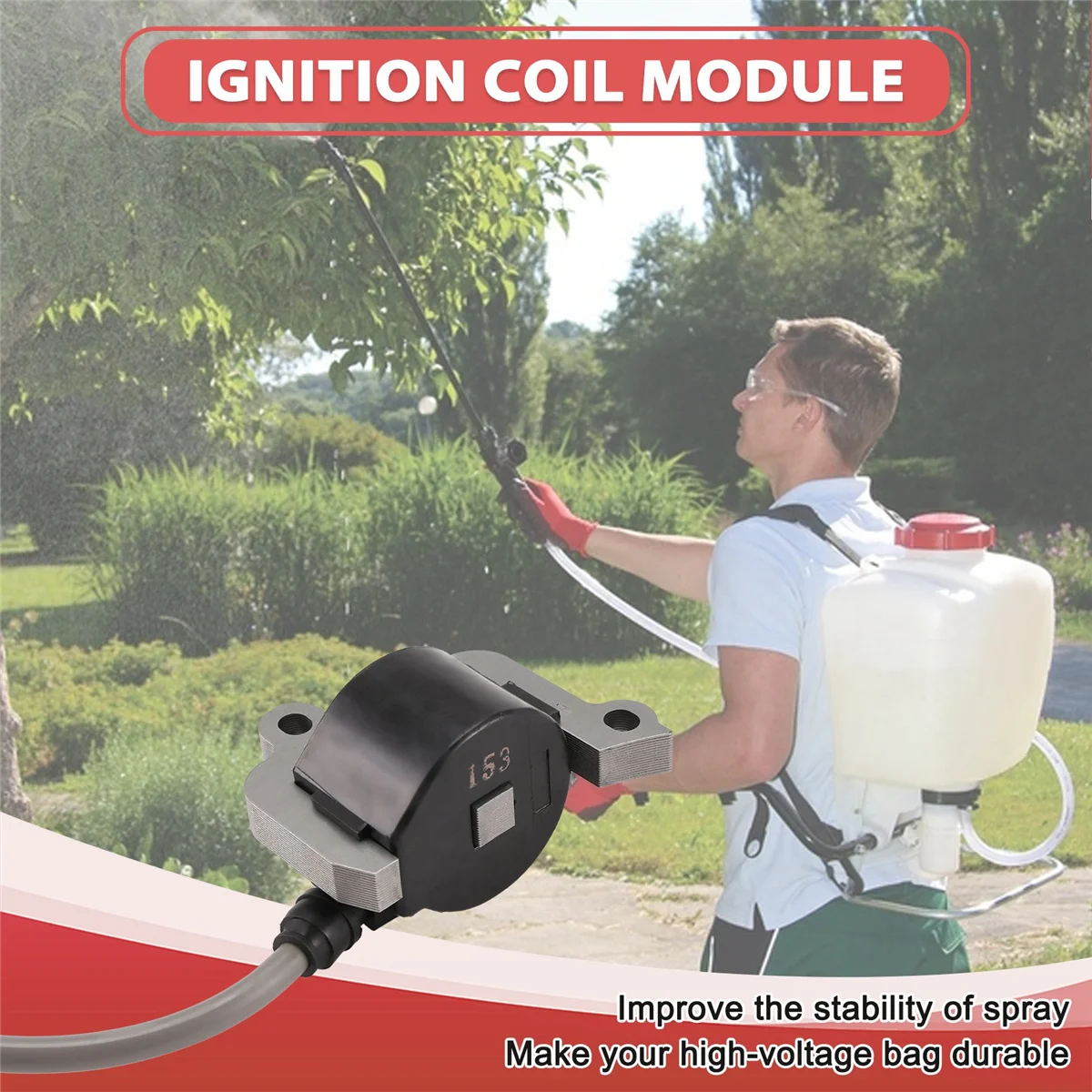 Ignition Coil Module for Solo 423 425 Backpack Mist Duster Sprayer 2300487JAS