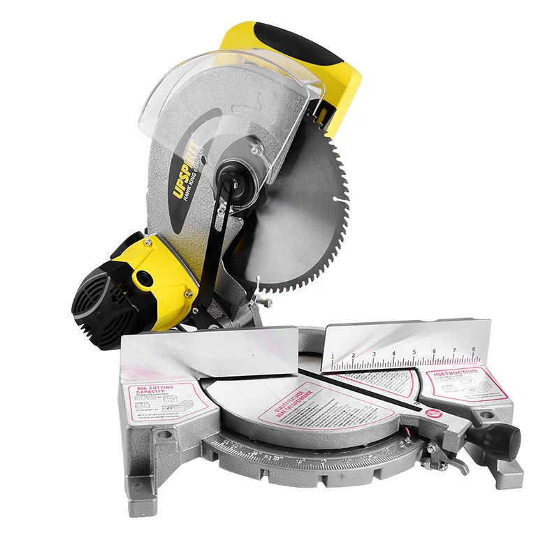 1650W Metal Saw 10 Inch Multifunctional Aluminum Saw Machine 255 Aluminum Wood Cutting Machine Angled Miter Saw