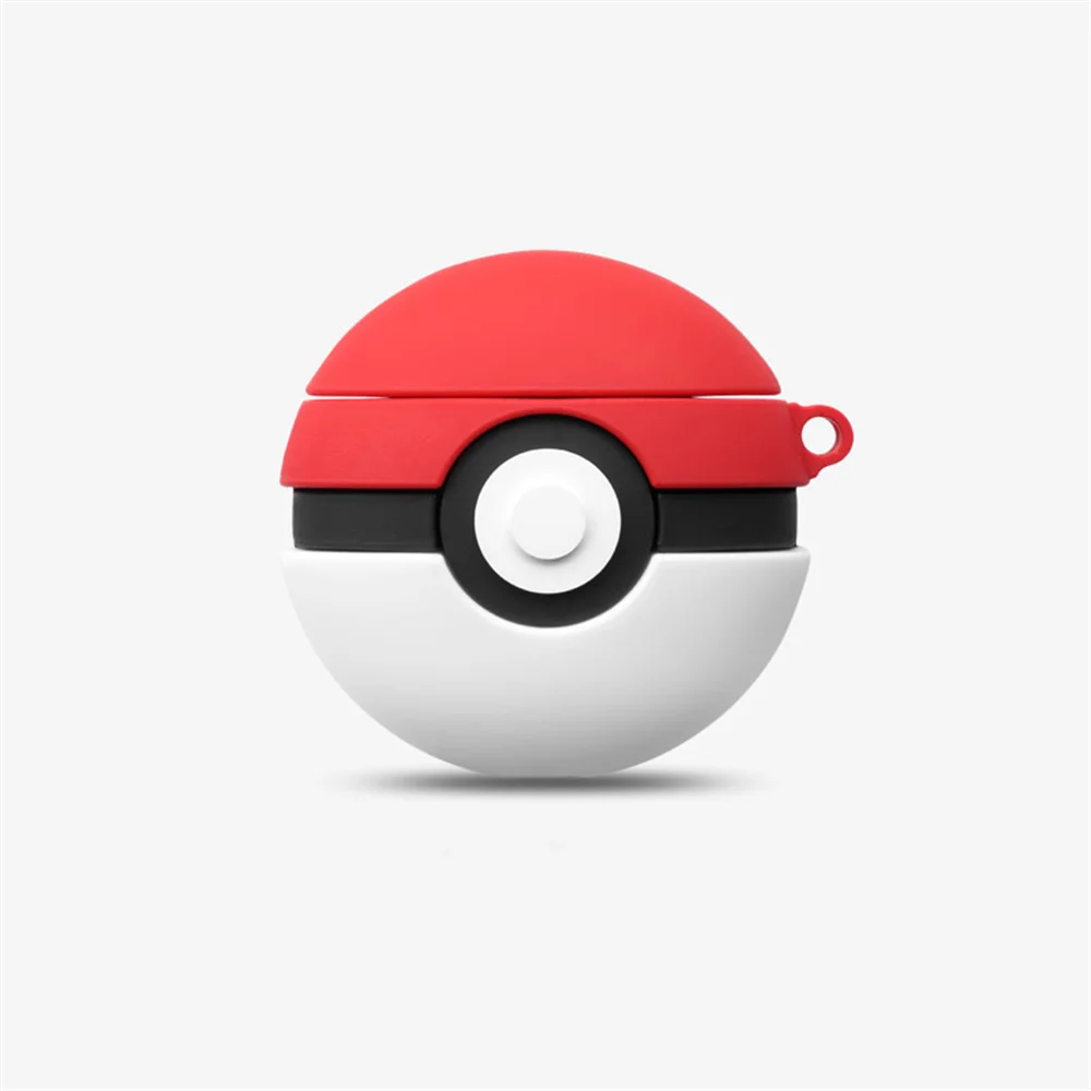 

Cute Cartoon Pokemon Poke Ball 3D Silicone Earphone Cases for Airpods pro 3 2 pro2 Wireless Bluetooth Headset Cover