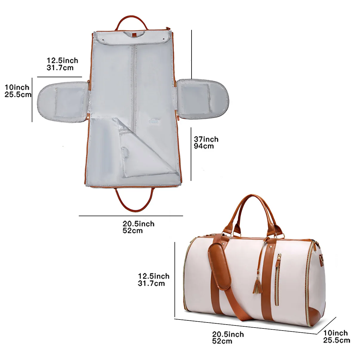 Business Travel Bag Large Handbags Waterproof Folded Suit Bag Large Capacity Duffle Bag Multifunctional Travel Bag