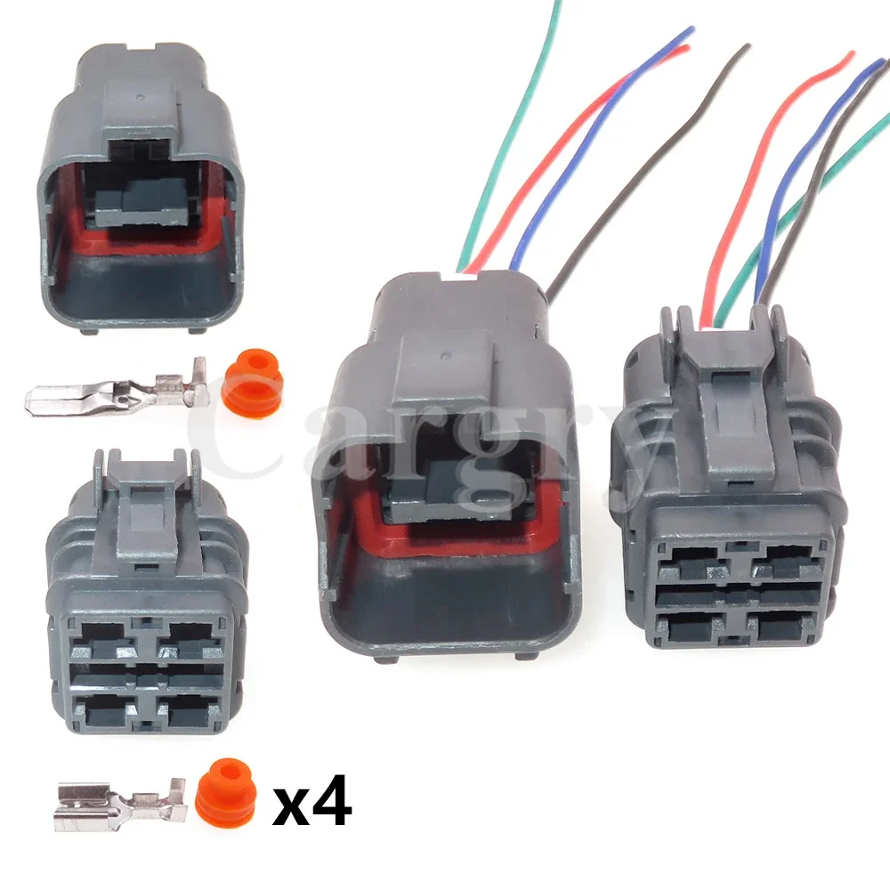 

1 комплект, 4P 7222-6244-40 7123-6244-40, сборка переменного тока, автоматический двигатель дроссельной заслонки, мужской и женский разъем Dockong в сборе, автомобильная клеммная розетка