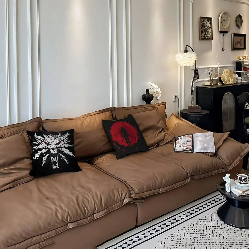 غطاء وسادة على شكل حرف T من The-Witcher لغرفة النوم وغرفة المعيشة وغطاء وسادة مزخرف للأريكة