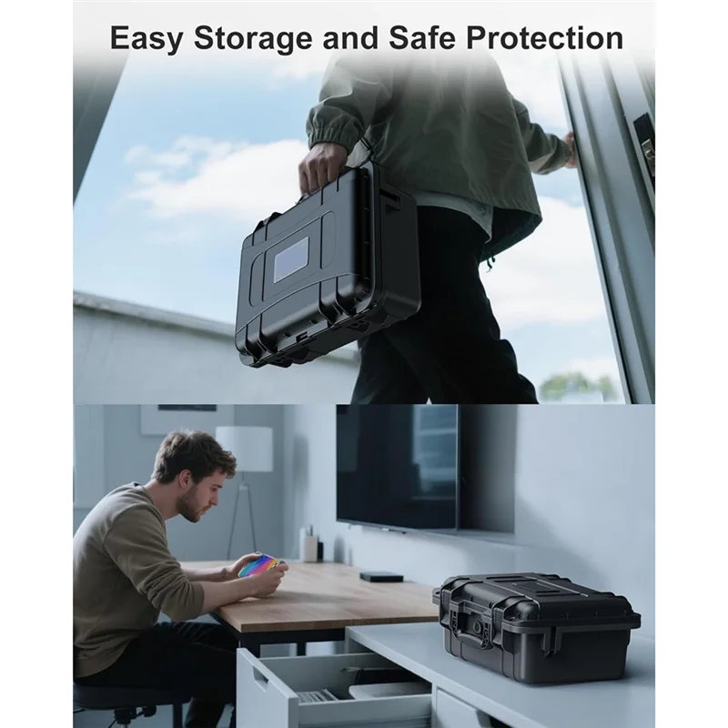 Soft Lining Hard Carrying Case For Nintendo For Switch 2–Travel-Friendly Controller Storage Accessories Case Black