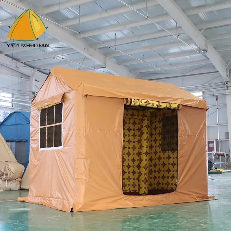 

2025 Large Outdoor Tent Camping At Home And Abroad In The Middle East Camping Rain Tent Arabic Shade Inflatable Tent 3*4M