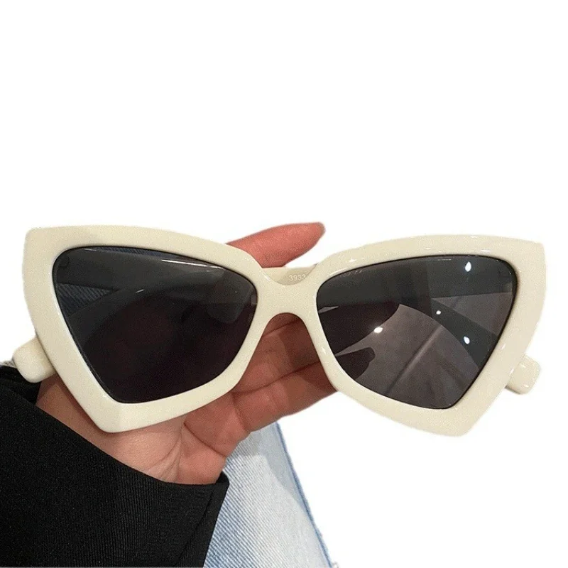 Gafas de sol cuadradas de alta calidad para mujer, gafas de sol Retro a la moda con nuevo medidor de uñas de Hip Hop, gafas de sol para mujer