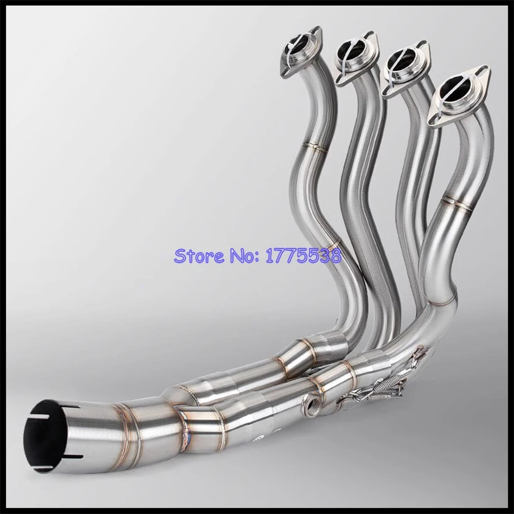 For Kawasaki Ninja ZX-6R 636 2019-2023 Motorcycle Exhaust System Collector Header Muffler Front Pipe to Replace Original Header