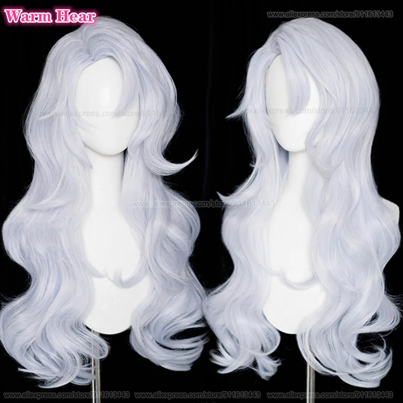 High Quality Anime Synthetic COS Gojo Satoru Cosplay Wig 32cm/70cm Silver Purple Cosplay Wigs Heat Resistant Hair Wigs + Wig Cap