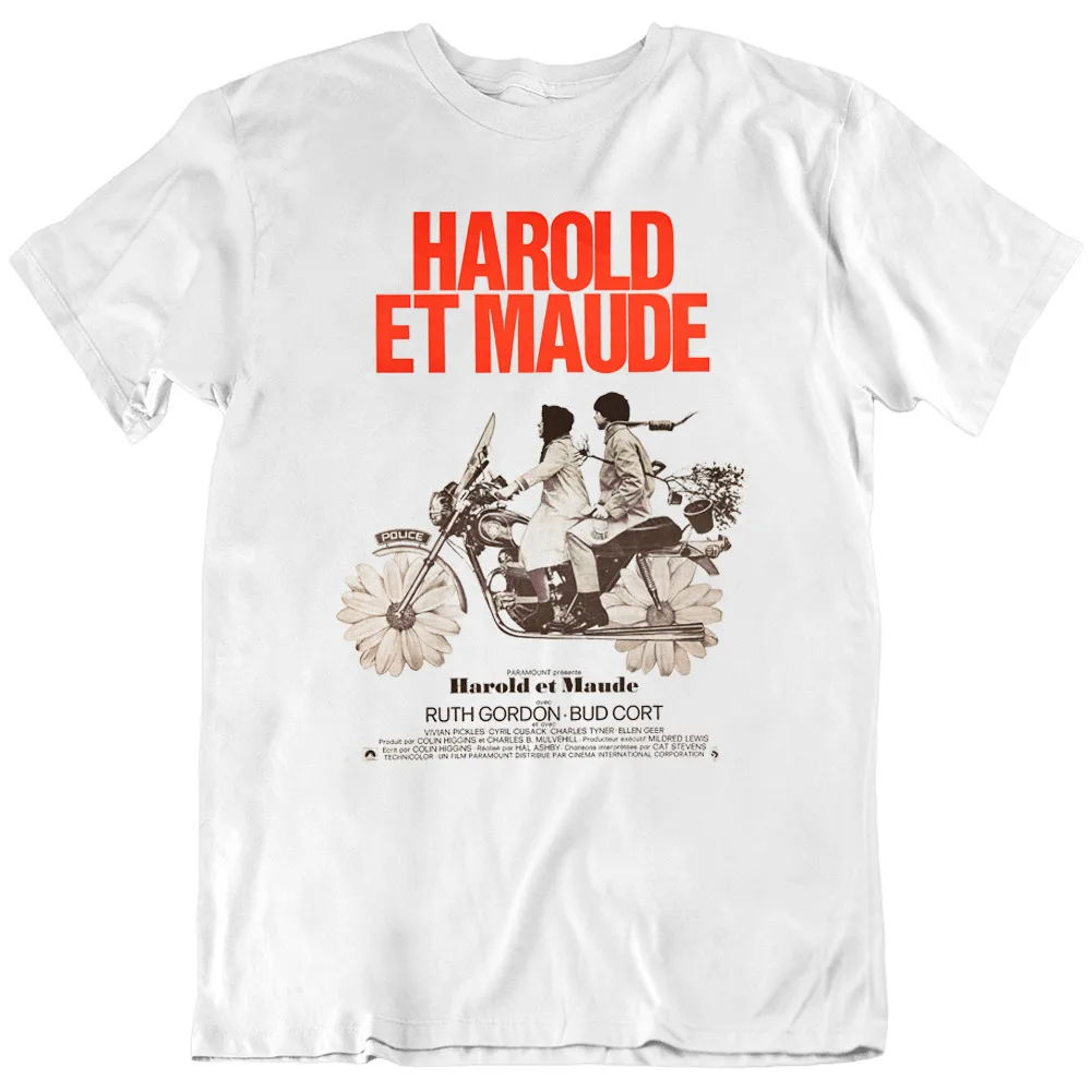 Harold And Maude French 1972 Movie T Shirt New