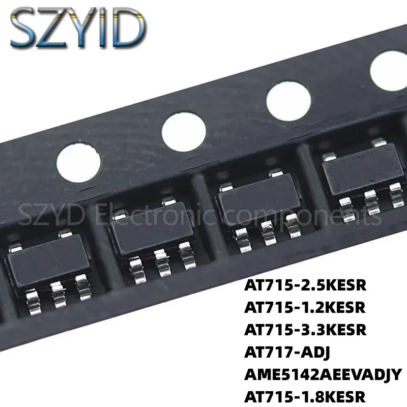 

100PCS TSOP-5 AT715-2.5KESR AT715-1.2KESR AT715-3.3KESR AT717-ADJ AME5142AEEVADJY