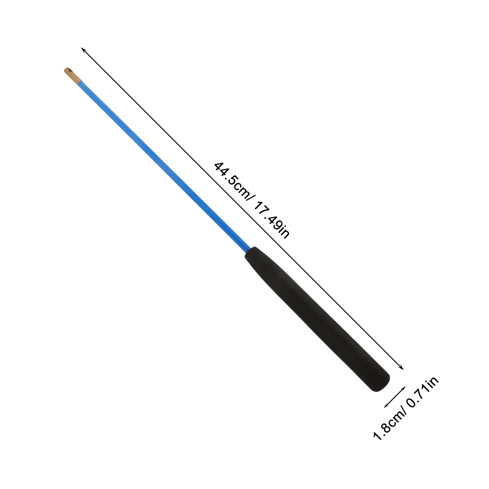 1 Para Antypoślizgowych Pałeczek do Diabola z Solidnego Materiału, Zamiennik Pałeczek do Juggleingu, Akcesoria do Diabola z Otworami na Sznurki do Sztuczek