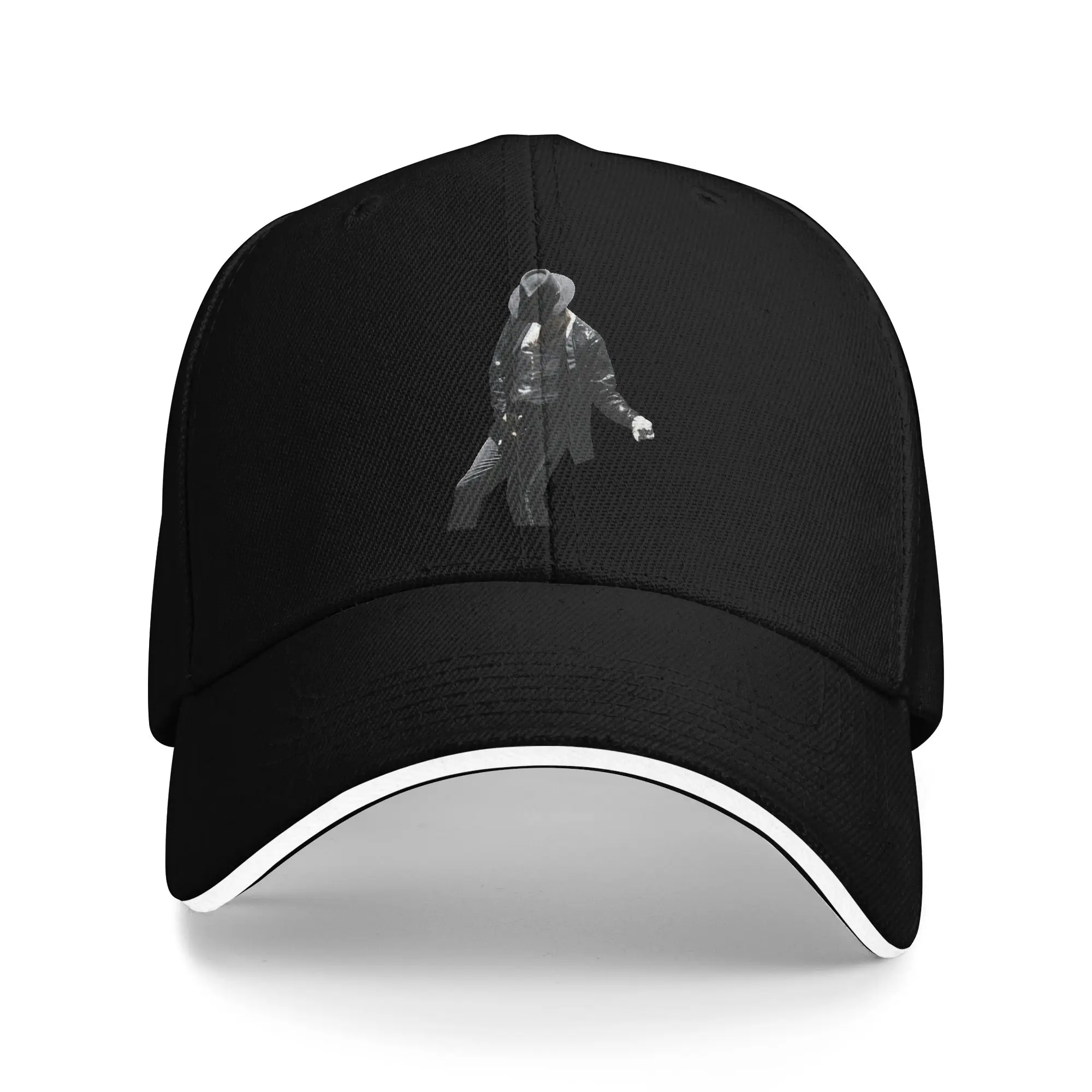 Adult Best MJ king of pop Dance Legend Jazz Poster Sandwich Caps  , Baseball Caps Snapback Caps Sun Hat Adjustable Fishing Hat