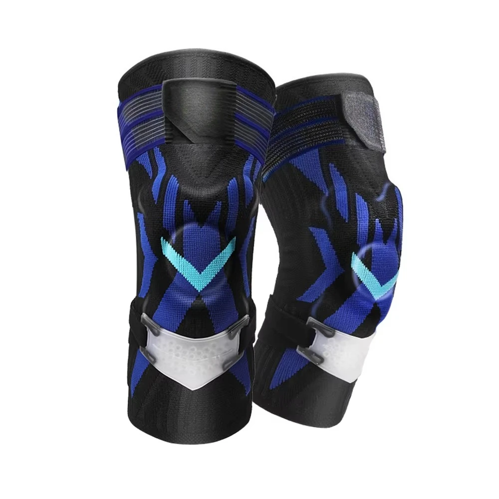 High Quality Thick Compression Sports Cycling Basketball Knee Sleeve Support Stabilizer Straps Spandex Nylon Brace Protector
