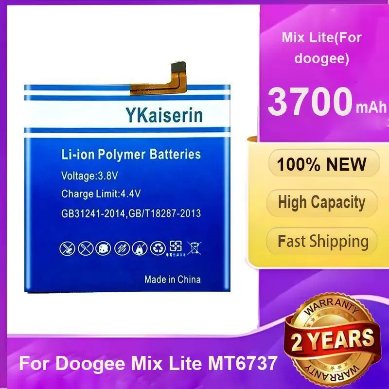 

Strong Compatibility 3700mAh For Doogee Mix Lite MT6737 Lite For Mobile Phone Battery