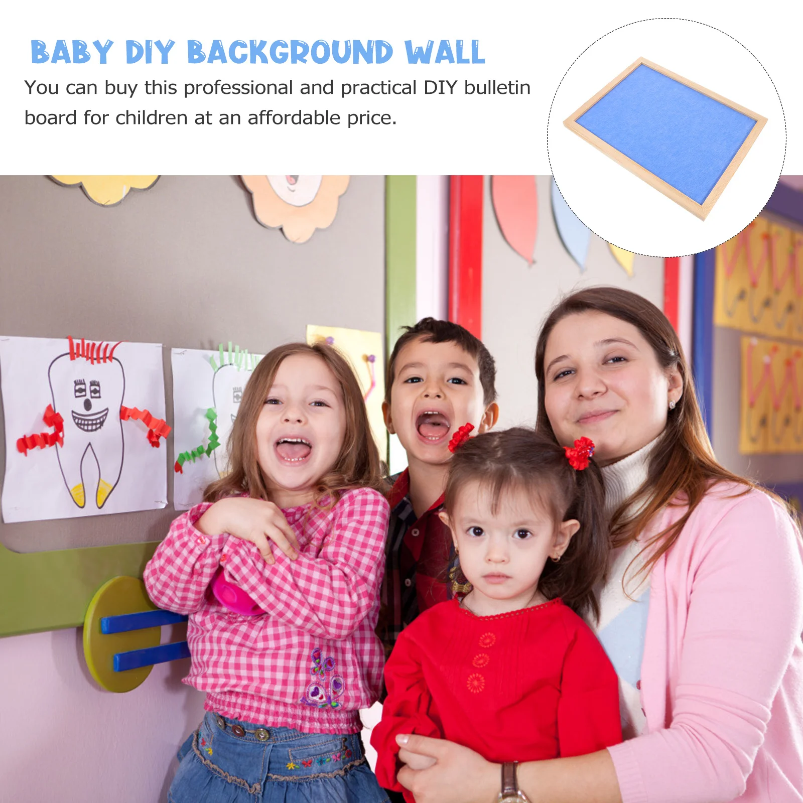 

1Pcs Children DIY Memo Board Hexagon Photo Display Board for Home Classroom Pictures Menus Reminders Emails Safe Quality