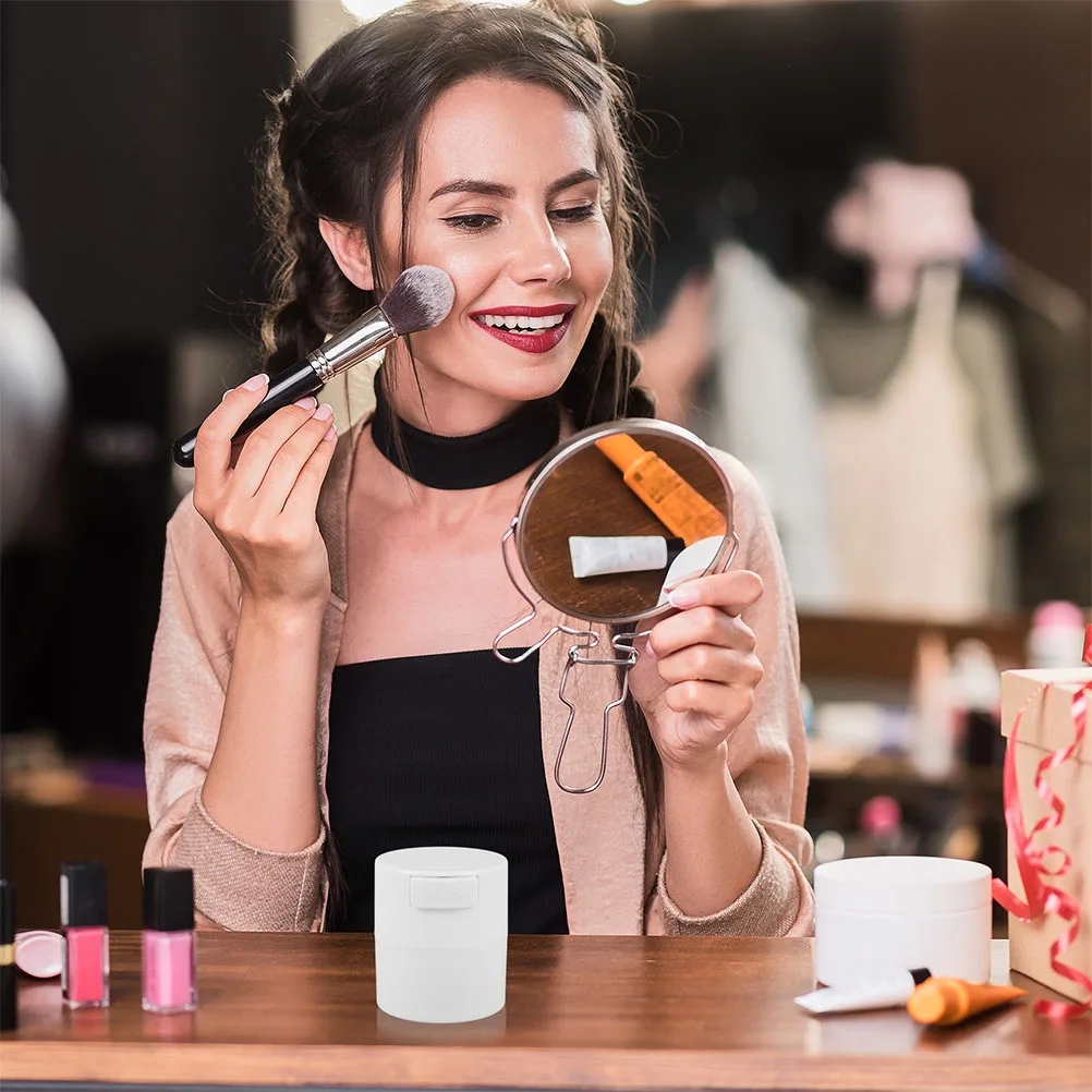 

2Pcs Lash Glue Airtight Container Lash Extension Vacuum Seal Holder Leak-Proof Eyelash Adhesive Storage Jar Tools