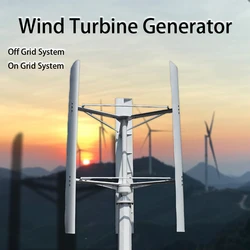 Wind Turbine 5KW 10KW 20KW Vertical Axis Maglev Generator 5000w 20000w 10000W 24V 48V 220V Hybrid Charge Controller For Home Use