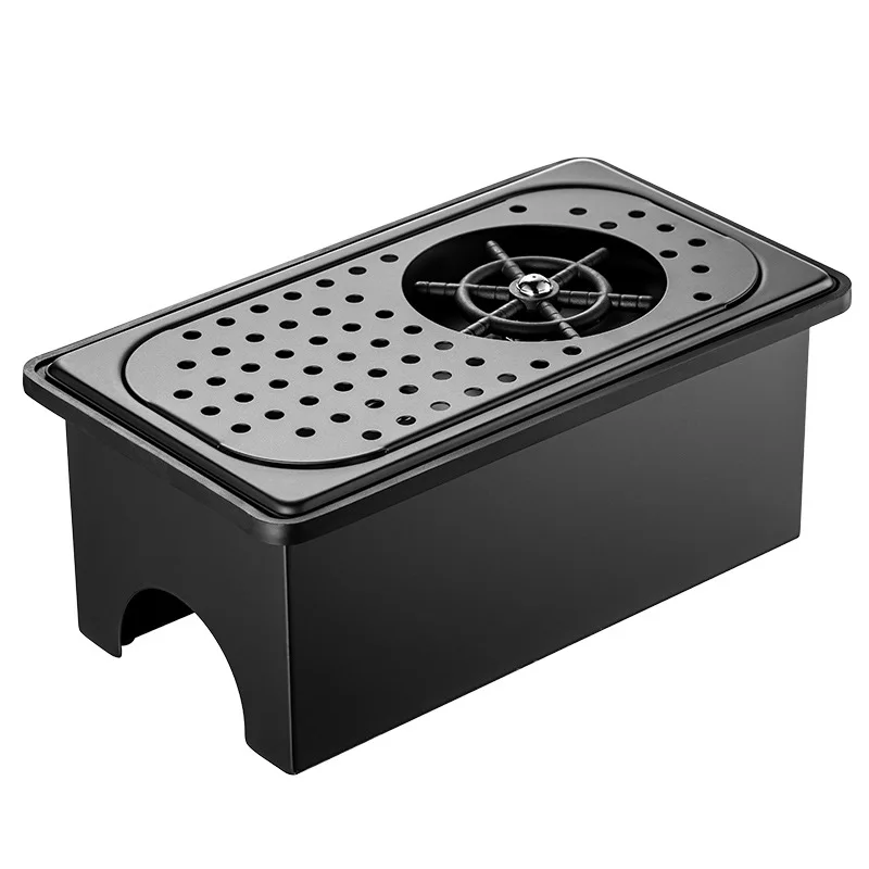Coffee cart countertop high pressure cup washer outdoor milk tea stall stainless steel non-punching automatic cup brewing artifa
