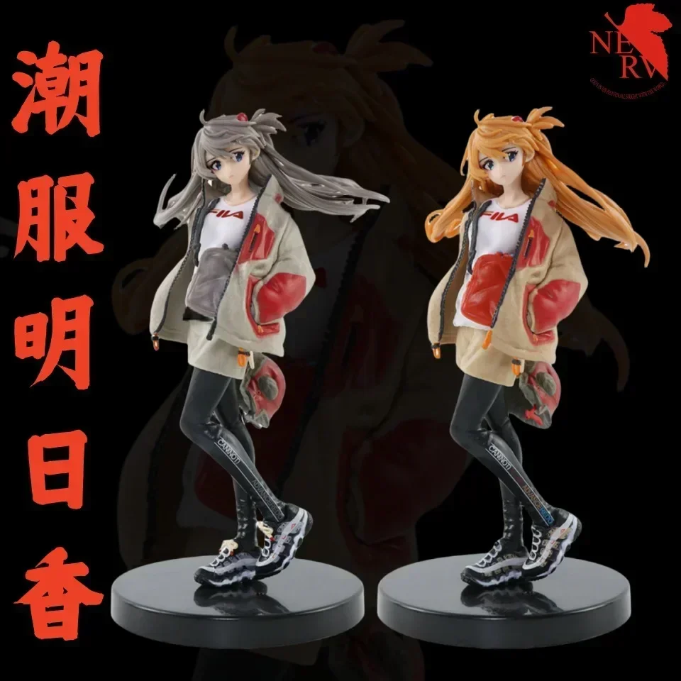 Figura de niña de Anime Genesis Evangelion de neón de 19CM Asuka Langley Soryu, nueva figura de acción, modelo de muñeca, regalos, juguetes para niños