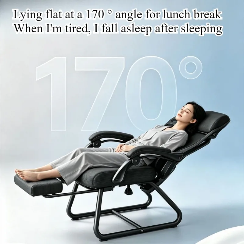 Office chair Household simplee-sports chair with backrest Office nap dual-purpose chairReclining student dormitory writing chair