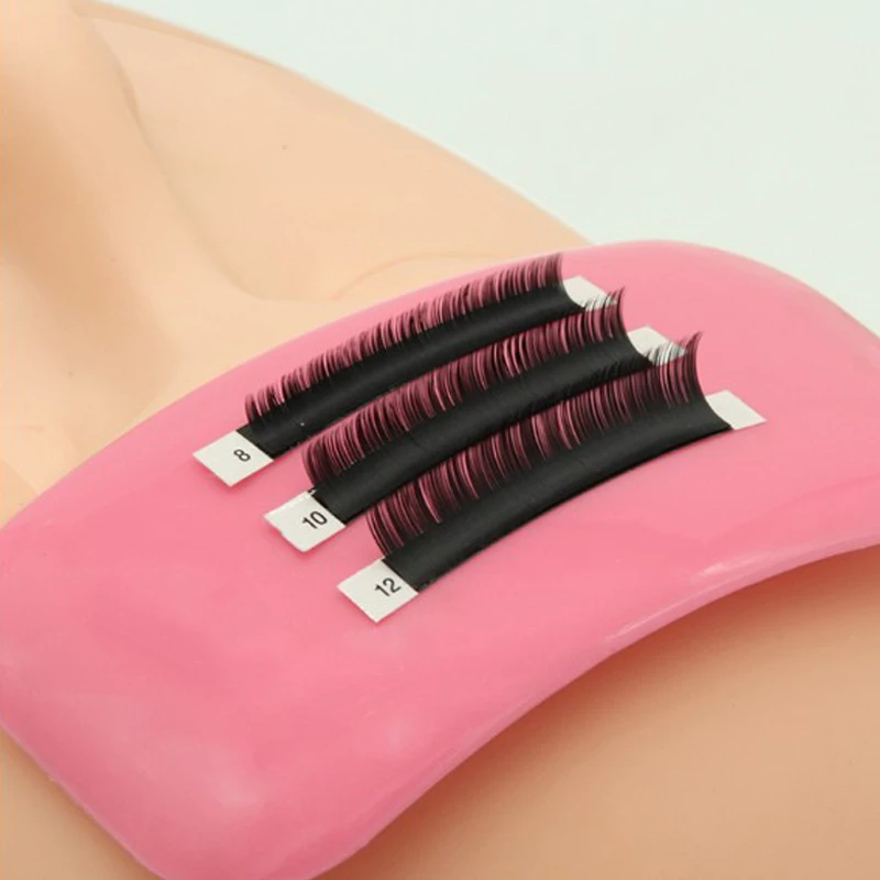 Ốp Lông Mi Giả Giữ Miếng Lót Cho Nối Mi Rời Làn Mi, Có Thể Tái Sử Dụng Nối Mi Dụng Cụ Trong Suốt, Màu Hồng