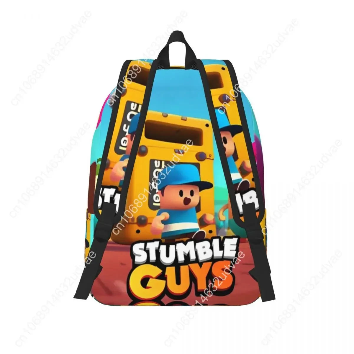Stumbleguys Funny Game Backpack for Boy Girl Kids Student School Bookbag Gaming Daypack Kindergarten Primary Bag Sports