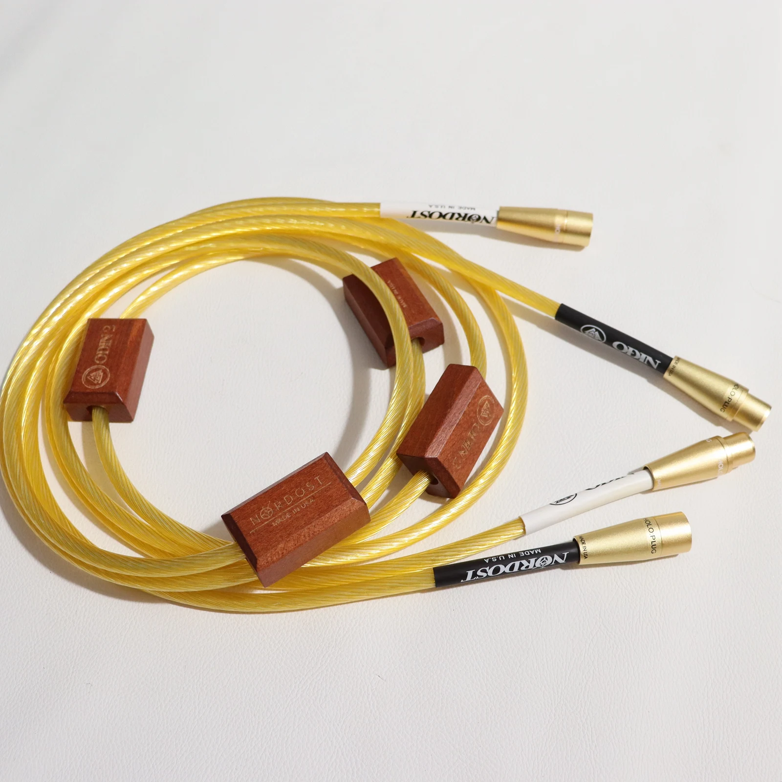 

1 Pair Gold Supreme Reference Original Flagship XLR Cable HIFI Audiophile Grade Balanced Wire CD amplifier mixer connection line