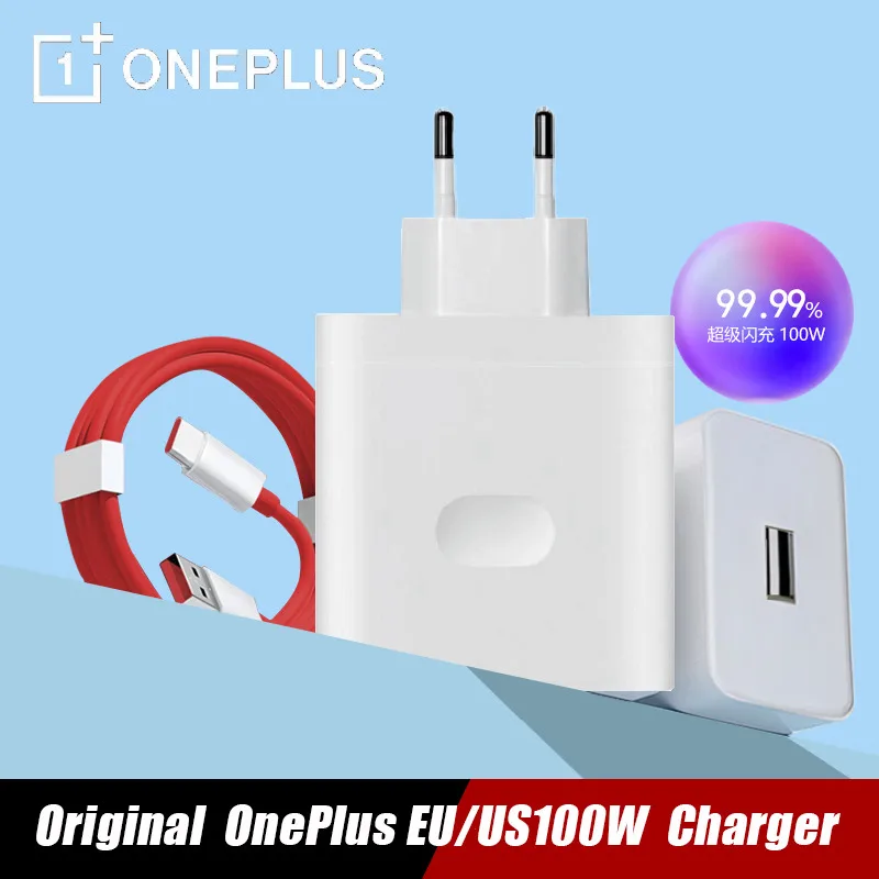 Оригинальное зарядное устройство Oneplus Supervooc, 100 Вт, адаптер питания типа A, супербыстрый кабель типа C для ЕС, США, 12 11 10 Pro Nord CE 3