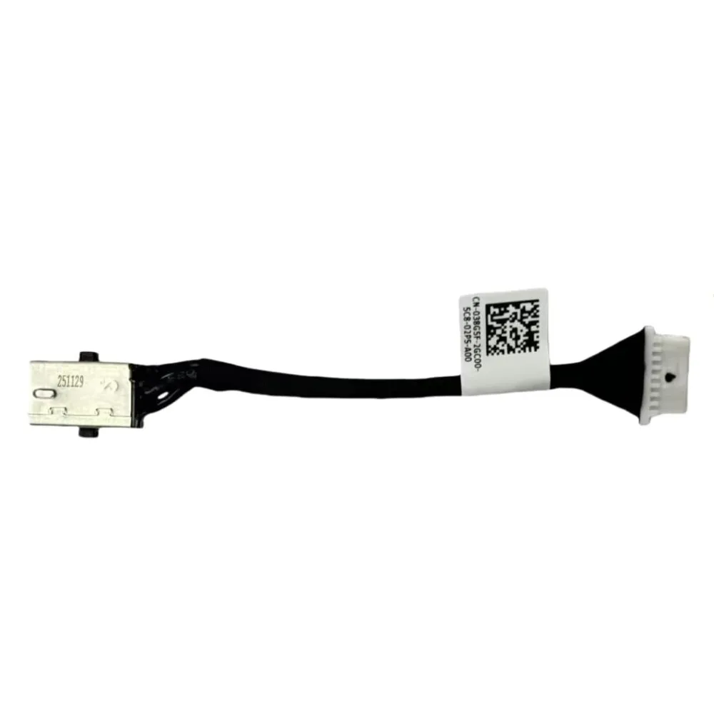 

Разъем питания постоянного тока, кабель для зарядки для Dell Pro 14 PC14250 PC14255 Pro 16 PC16250 PC16255 038G5F 450.0VJ0E.0001
