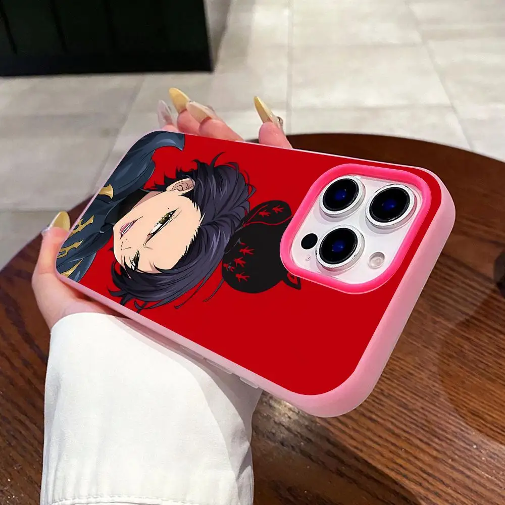 Seven Deadly Sins Merlin Phone Case for iPhone 18 17 16 15 14 13 12 11 Air Pro Max Plus Jelly Dual Layer Rose Red Cover
