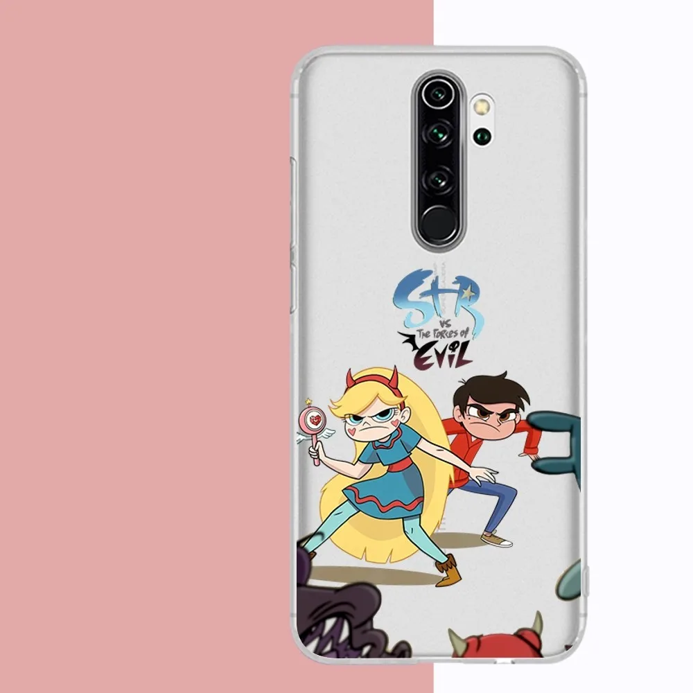 Disney Star vs. the Forces of Evil Phone Case For Samsung S 20 21 22 23 for Redmi Note7 8 9 10 for Huawei P20 30 40 Clear Case