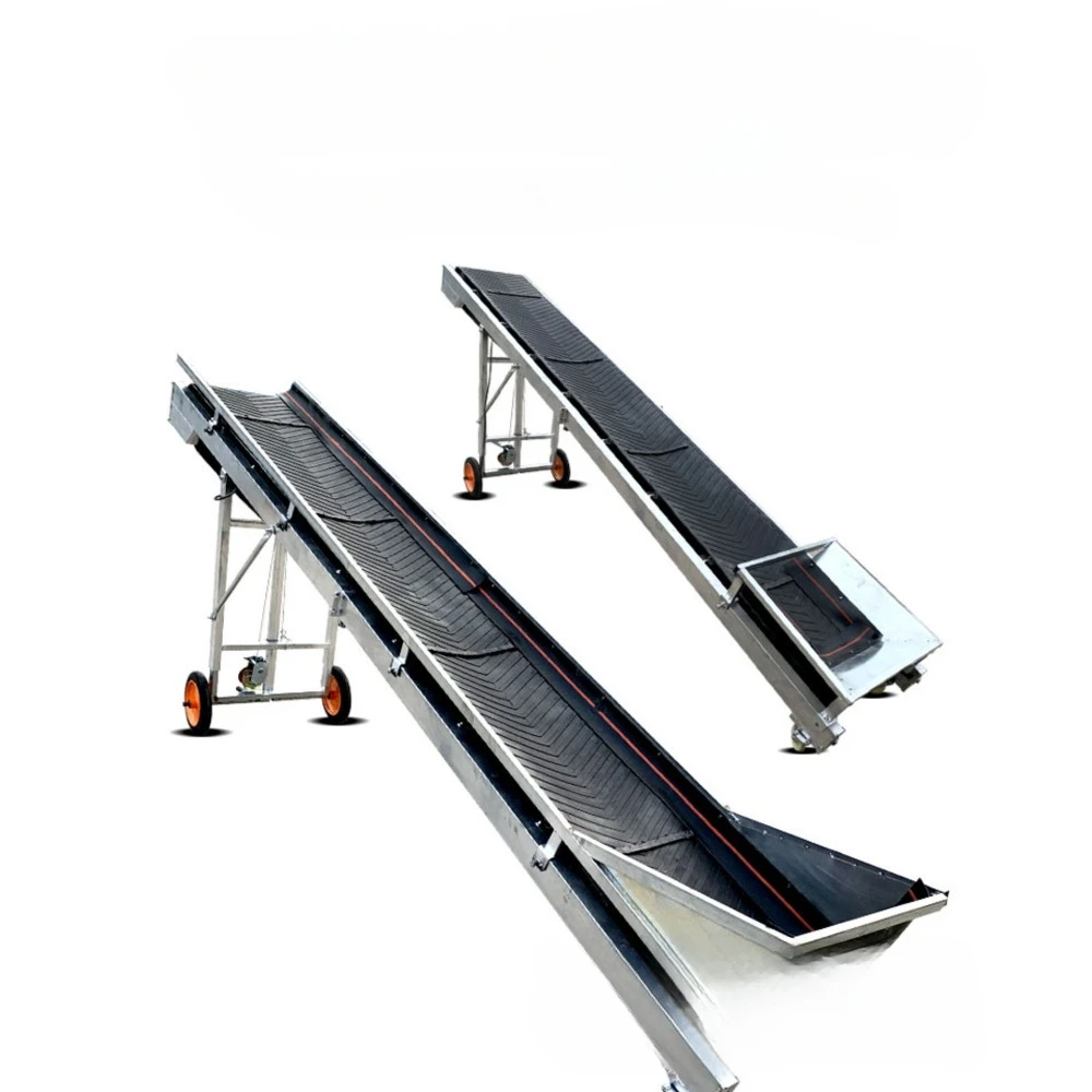 

Small folding lift conveyor assembly line belt conveyor loading and unloading material loading non-slip belt conveyor belt7m-10m