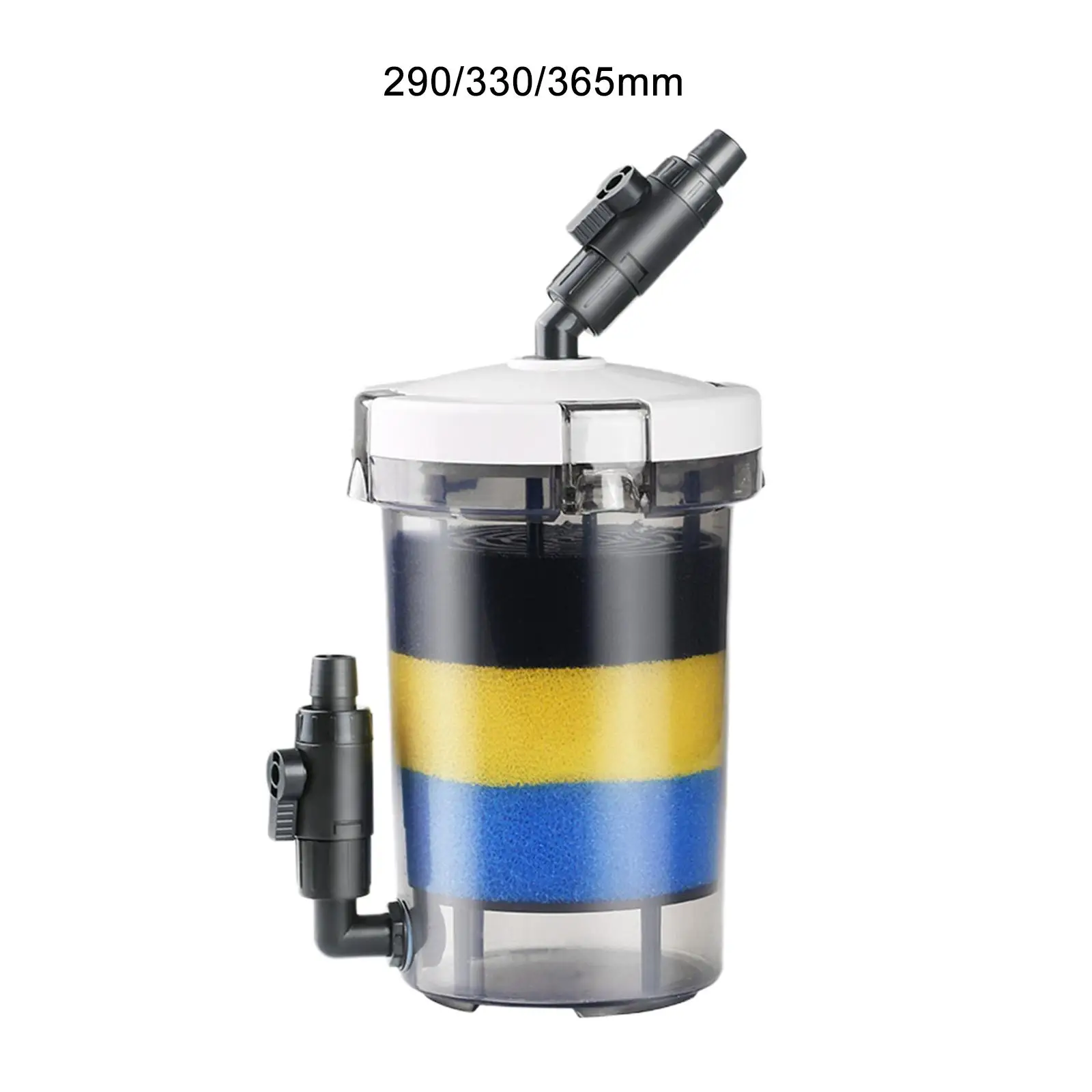 Turtle Tank Filter Filtration Internal Multipurpose Silent Turtle Tank with 3-stage Sponge In-tank Filter Aquarium Power Filter