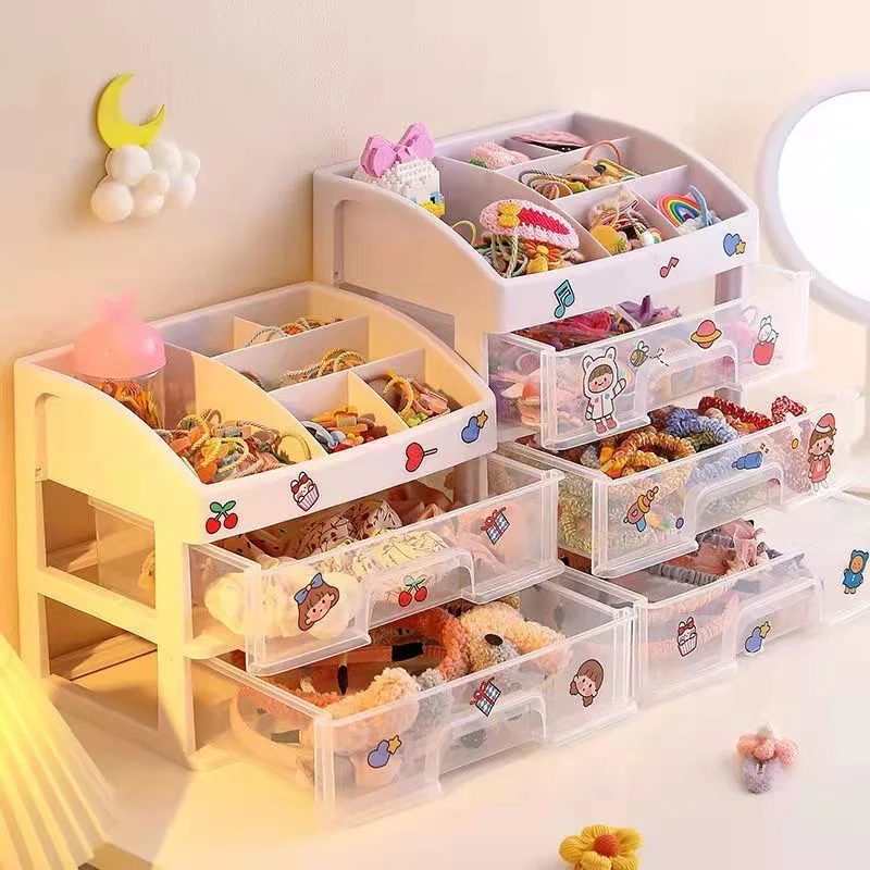 Desktop storage box, Multi-layer drawer-style storage box, Stationery storage box, jewelry storage box, cosmetics storage box