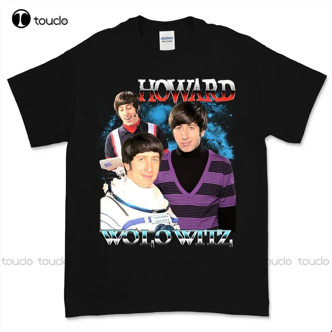 Howard Wolowitz Vintage T Shirt Unisex T-Shirt Custom Aldult Teen Unisex Digital Printing Tee Shirts Custom Gift Xs-5Xl