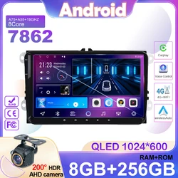 Android For Volkswagen VW Caddy 2011 2012 2013 2014 2015 2016 2017 2018 Auto Radio Car Player Navigation 2din DVD Screen WIFI