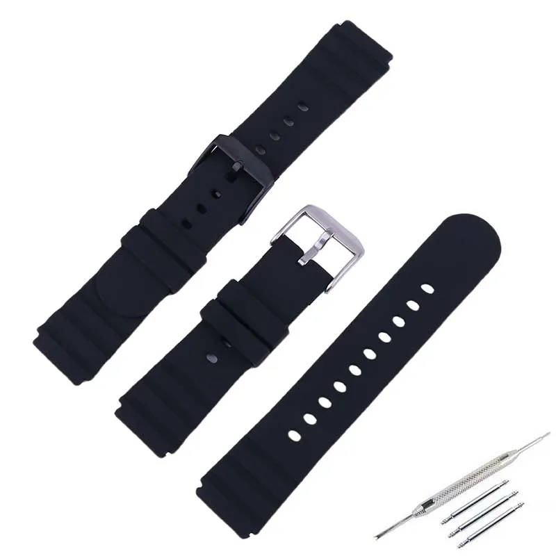 Luminox 3901 3001 3000 실리콘 시계 밴드 스포츠 손목 밴드 팔찌와 호환되는 남성용 Rubbe 시계 스트랩 버클 액세서리