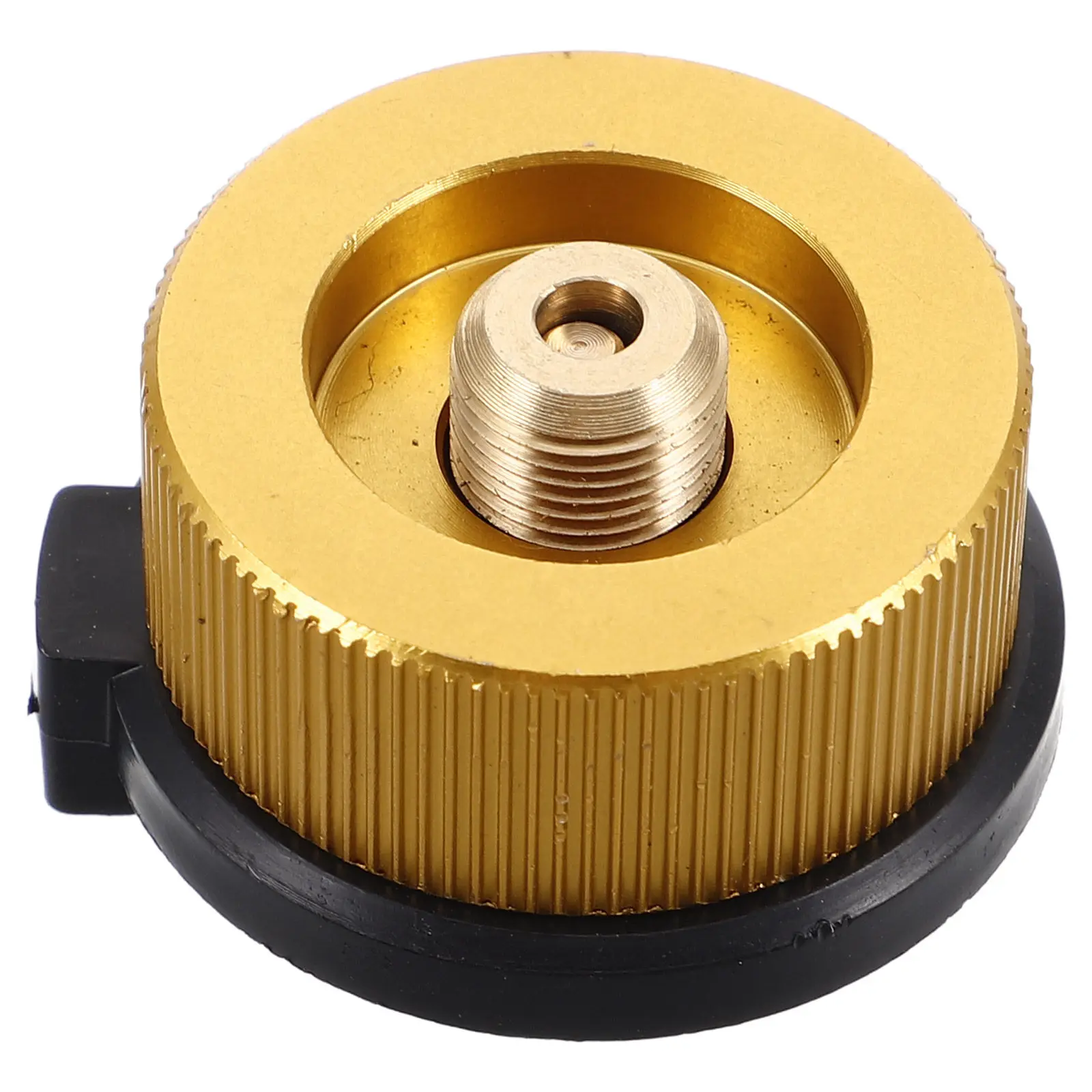 Long Gas Bottle Adapter for Camping Stove Lantern Aluminum Copper Nylon Leak Proof Automatic Locking Outdoor Bbq