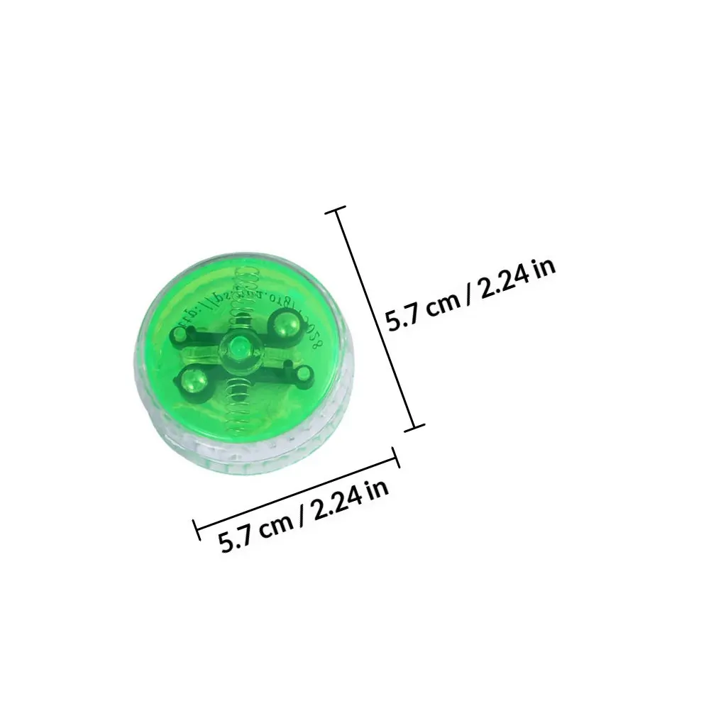 4Pcs Glow in Dark LED Yoyo for Children Premium Plastic Yoyo with String Ideal for Beginners and Early Learning Activities