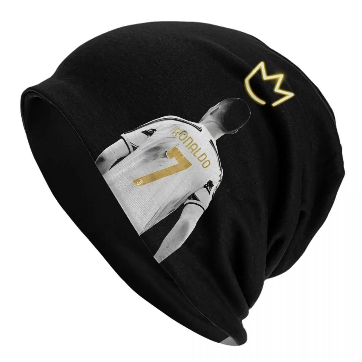 The Legend CR7 Soccer Skullies Beanies Hats Casual Unisex Street Cap Warm Dual-use Bonnet