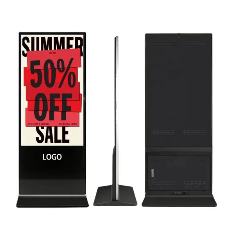 43 Inch IPS Anti-Glare Capacitive Touch Screen Full HD Interactive Digital Signage Kiosk with Adobe RGB 98% and 1 Year Warranty