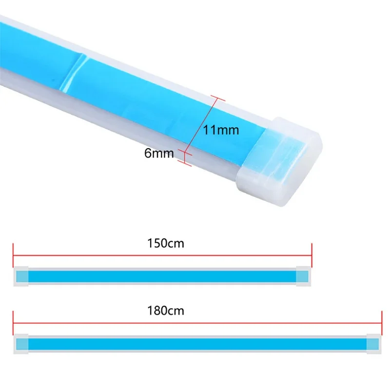 Dynamic Car LED Hood Light 12V Daytime Running Light Start-scan Engine Guide Light Waterproof Decorative Ambient Light Strip view 3