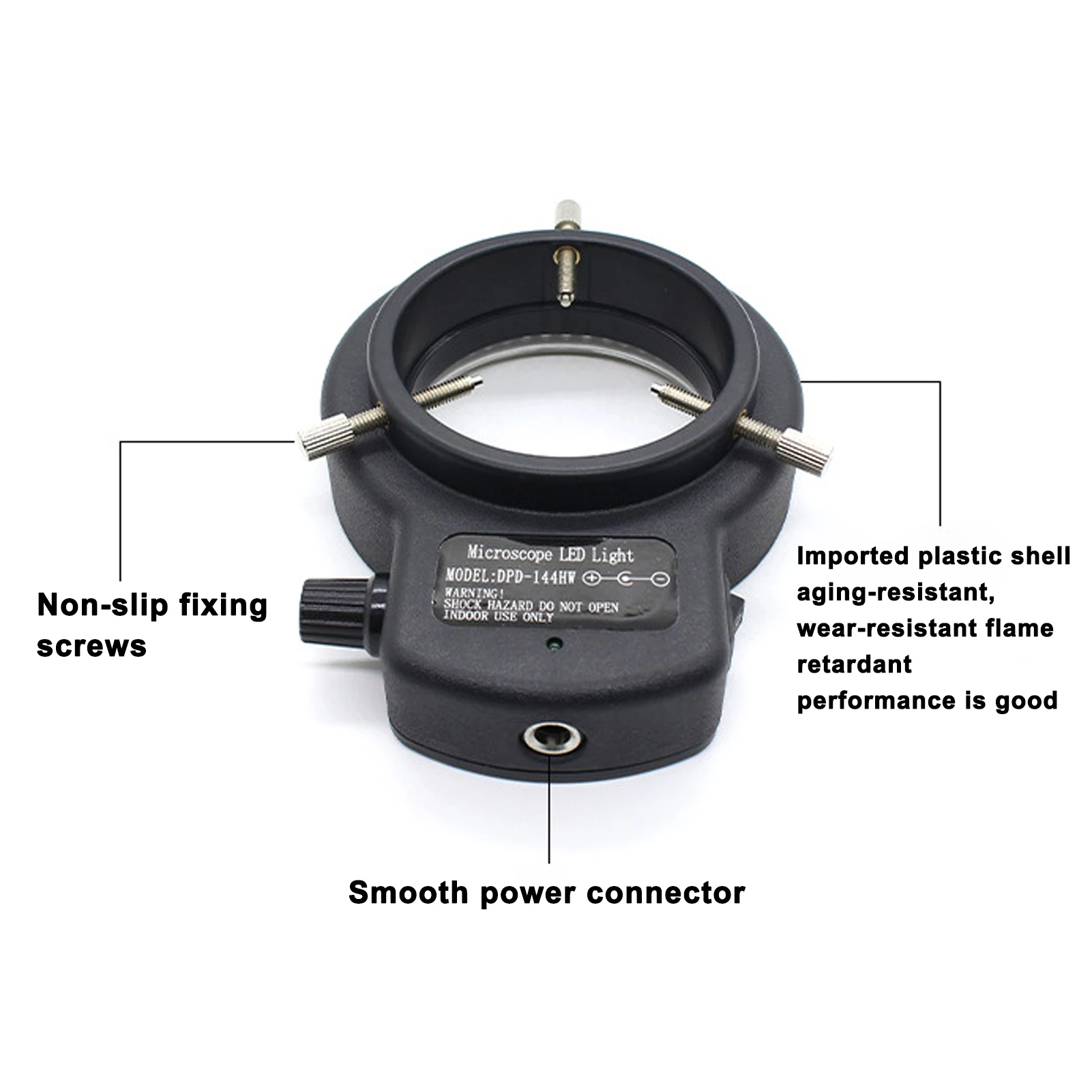 Microscope LED Illuminating Light 114pcs LED Light Beads Microscope Glareproof Supplementary Light Source Adjutable Brightness