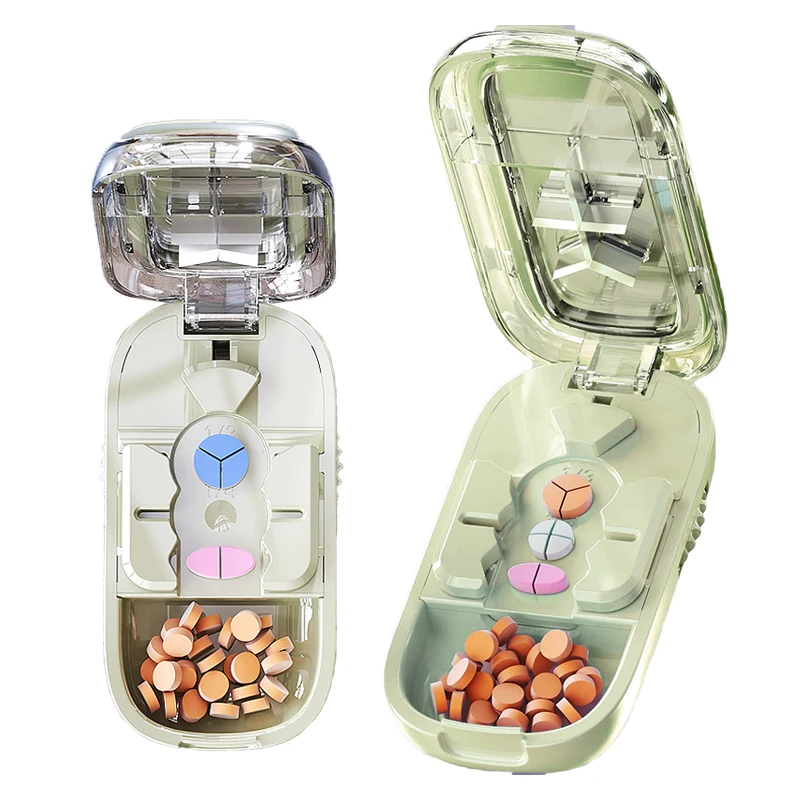 

Регулируемый резак для таблеток Портативный слогатель таблеток и штатива с устройством выравнивания Точное выравнивание для резки нескольких таблеток