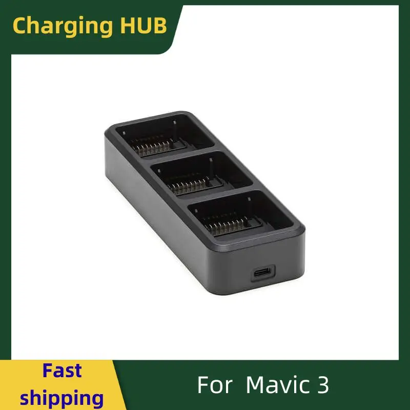 

Оригинальный зарядный хаб 3-в-1 для аккумуляторов DJI Mavic 3 / Mavic 3 Pro / Enterprise 3T 3E 3M, зарядное устройство-менеджер для батарей