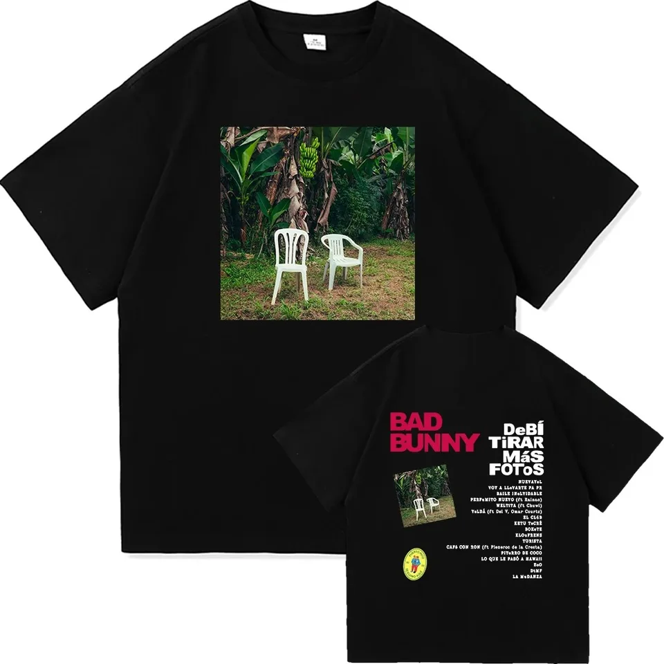 Bad Bunny DTMF 2026 World Tour T-Shirt Women Men Casual Cotton
